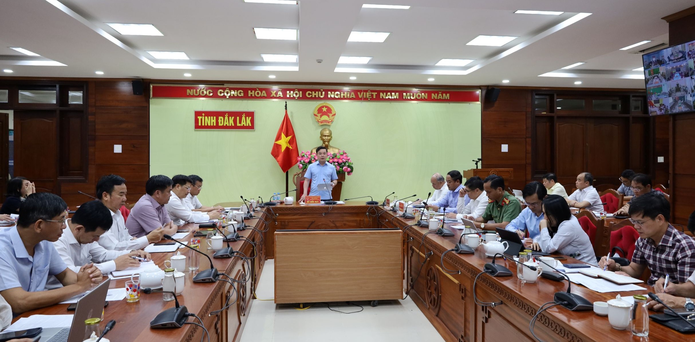 Chủ tịch UBND tỉnh Đỗ Hữu Huy: Quyết liệt đẩy nhanh tiến độ giải ngân đầu tư công theo nguyên tắc "6 rõ
